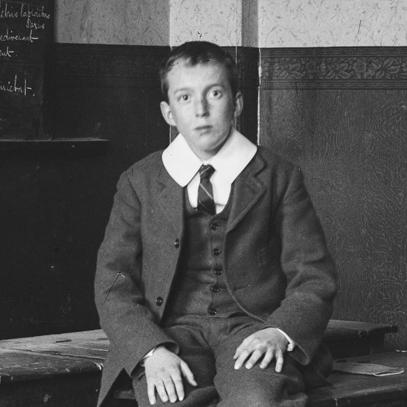 Staring Child in Classroom