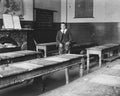 Staring Child in Classroom