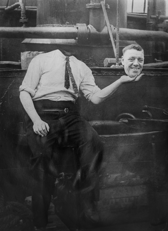 Cheerfully Headless Man