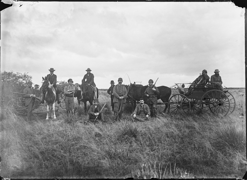 Group of Men on Hunting Trip
