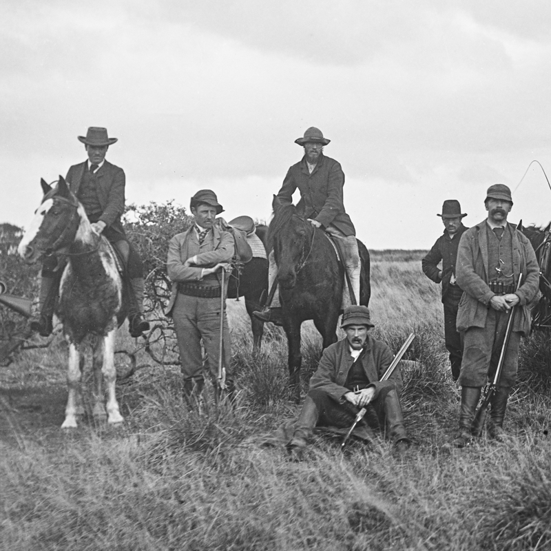 Group of Men on Hunting Trip