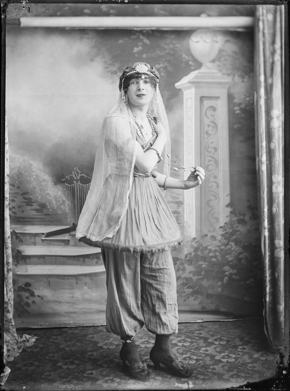 Standing Cross Dressing Individual