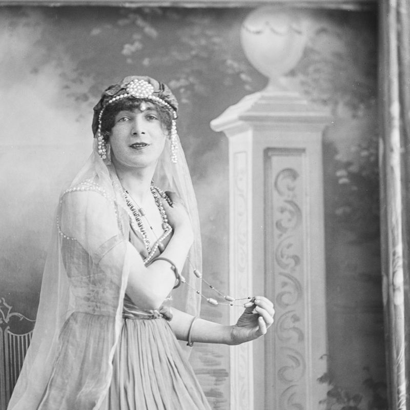 Standing Cross Dressing Individual