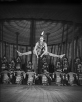 Buffalo Bill Circus Leaping Performer in Costume