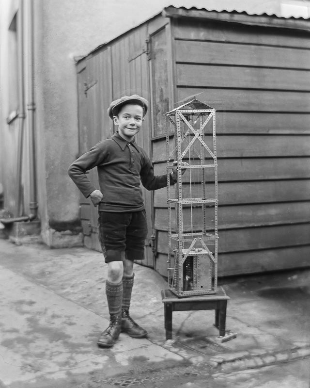 Proud Boy and Meccano Structure