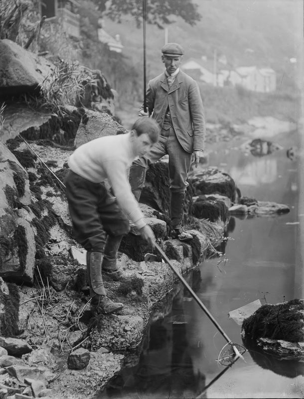 Father and Son Fishing Image One