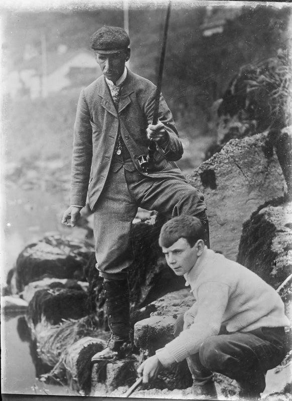 Father and Son Fishing Image Two
