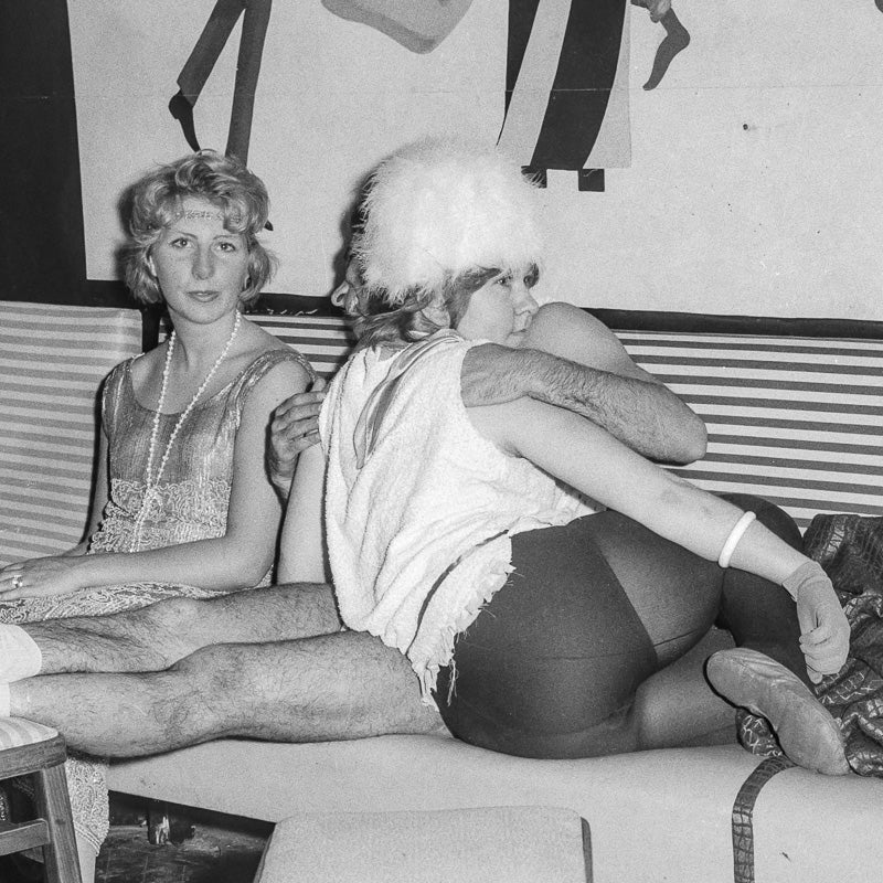 Partygoers Taking a Break at Whiskey A Go Go - Soho - 1960